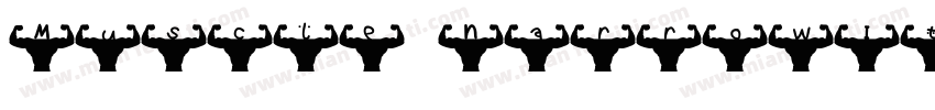 Muscle NarrowItalic字体转换